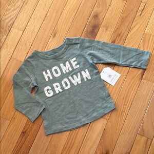 Home Grown Kids Long Sleeve Shirt - Green